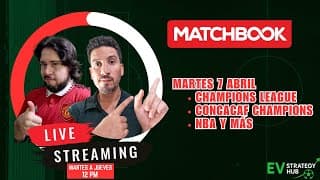 EN VIVO | Champions League + Concacaf Champions Cup | Picks EV