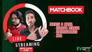 EN VIVO | Europa League + Libertadores + NBA | Picks EV